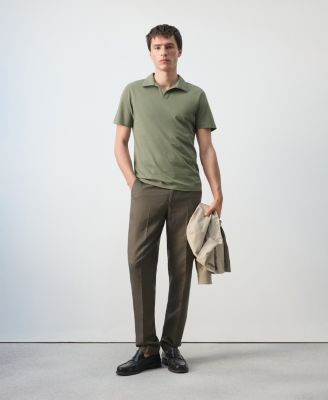 Men's Slim Fit Pique Polo Shirt