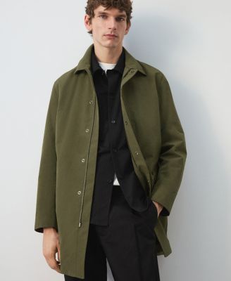 Men's Removable Hood Water-Repellent Parka