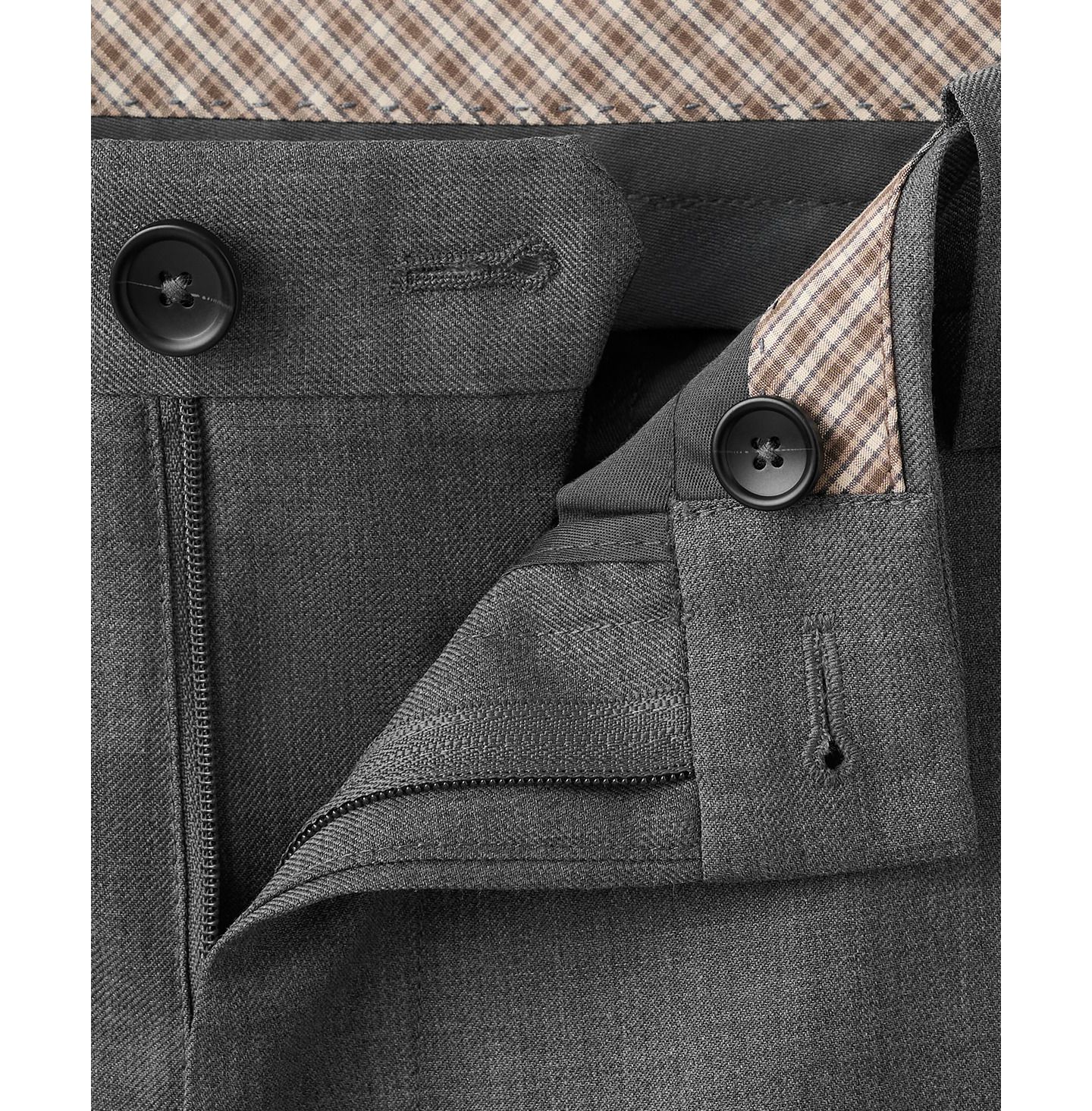 Мужские брюки MANGO Ricardo Regular Fit Suit, цвет: Серый — фото 3