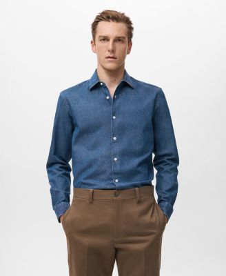 Men's Cotton Denim Shirt