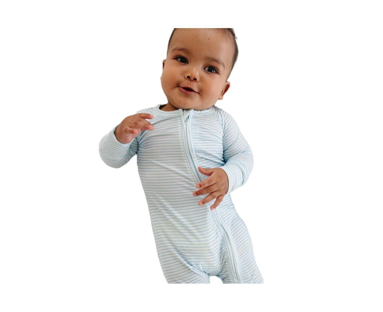 Baby Boys Seaside Stripe Bamboo Sleeper