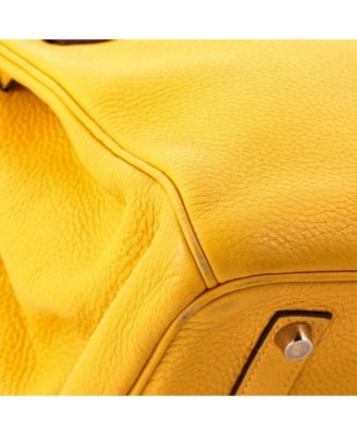 Birkin 35 Handbag Yellow Togo with Gold Hardware