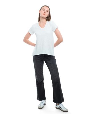 Women's Short Sleeve Shrunken Boyfriend Tee