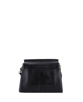 Medium Faye Shoulder Bag Leather and Tapestry