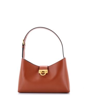 East West Trifolio Shoulder Bag Leather