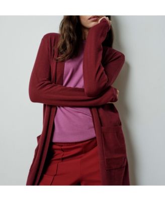 Plus Size Double Knit Sweater Cardigan