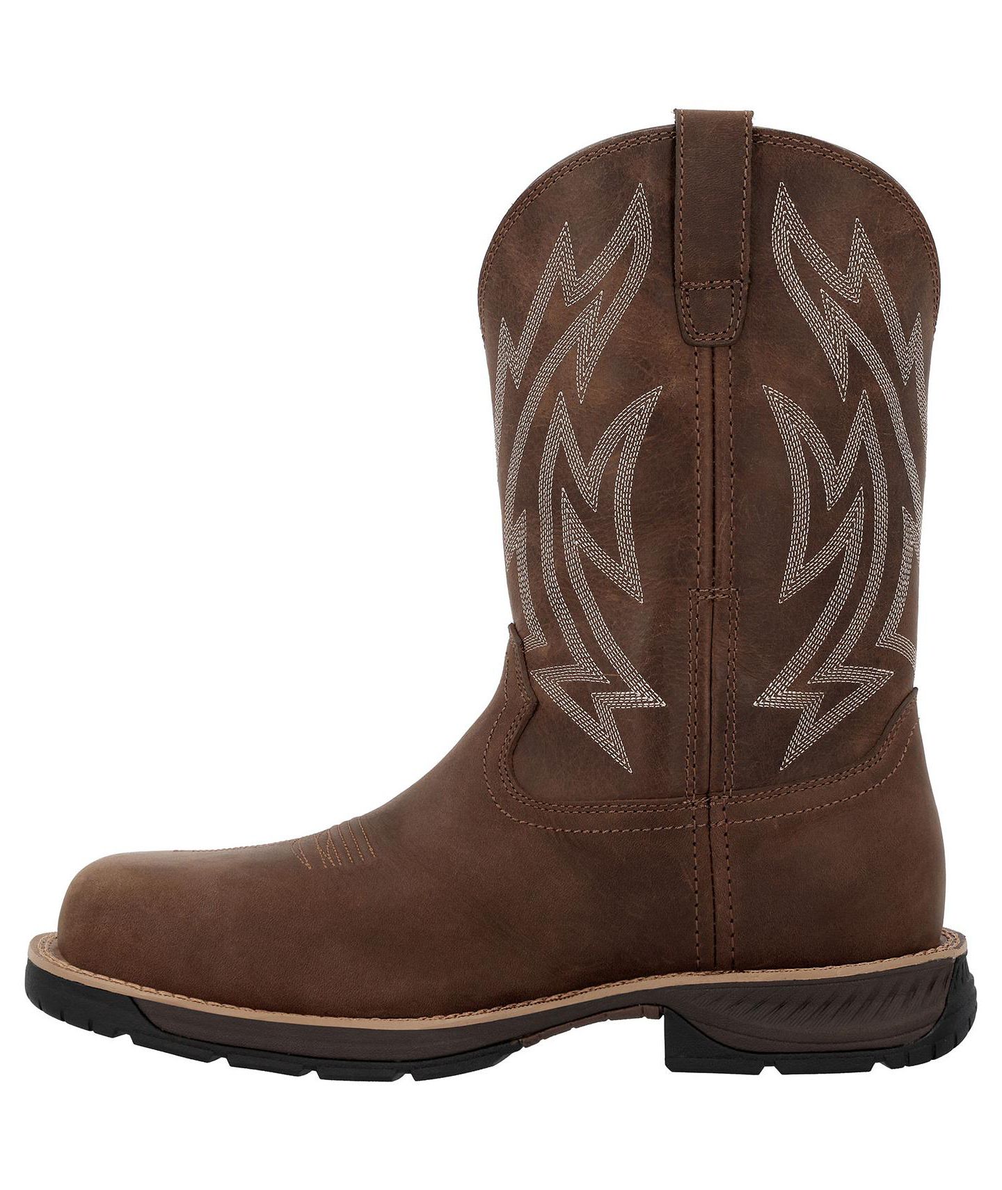 Мужские ботинки ROCKY Ride LTE Waterproof Western Boot, цвет: Коричневый — фото 6