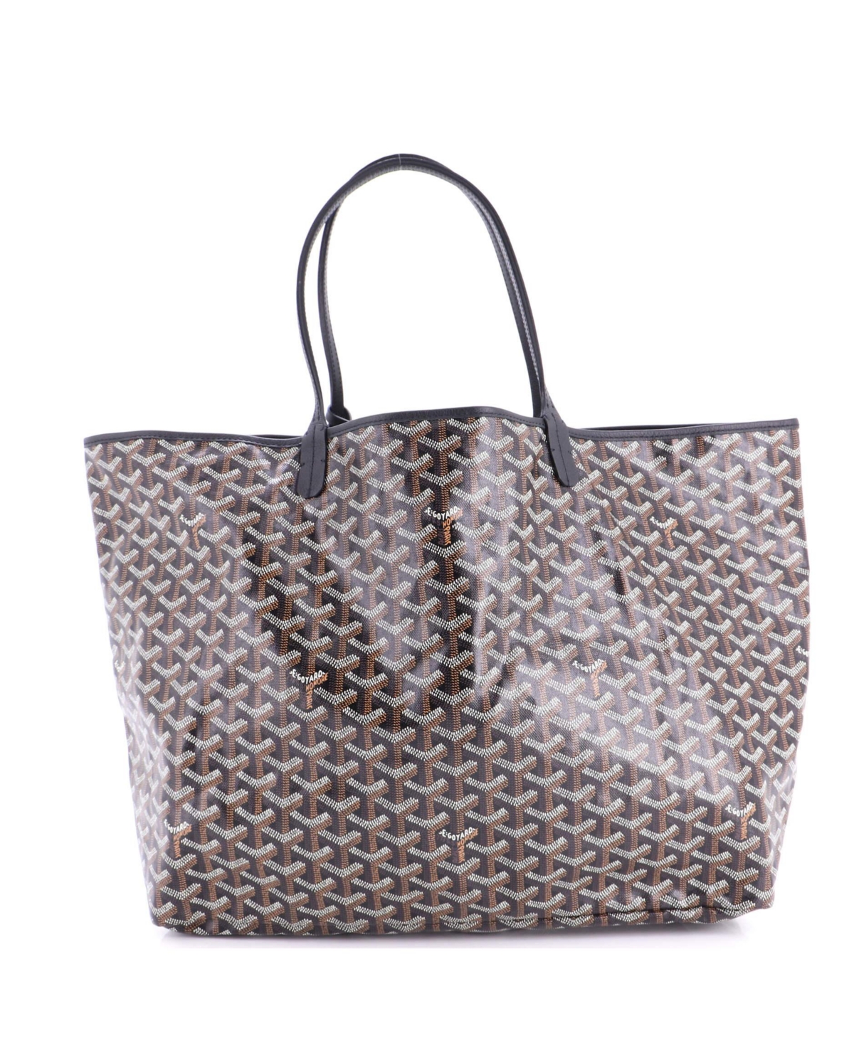 Pre-Owned Goyard Gm Saint Louis Tote Coated Canvas
