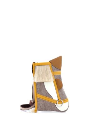 Petit H Grand Prix Bag Toile and Leather