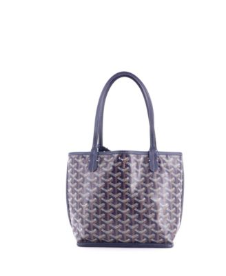 Mini Anjou Reversible Tote Coated Canvas