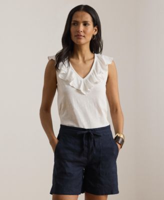 Women's Sleeveless V-Neck Top
