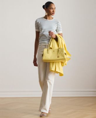 Women's Short-Sleeve Ribbed Sweater