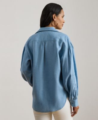 Women's Blouson-Sleeve Shirt