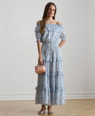 Women's Off-The-Shoulder Midi Dress