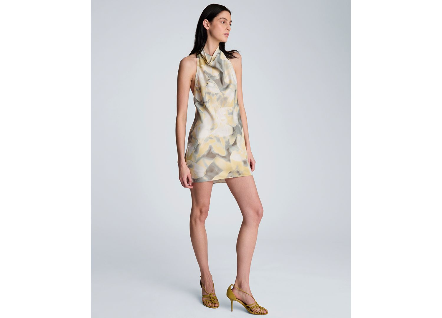 Women's Mock Neck Mini Dress