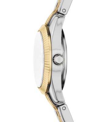 Women's Scarlette Mini Three-Hand Two-Tone Stainless Steel Watch, 20mm