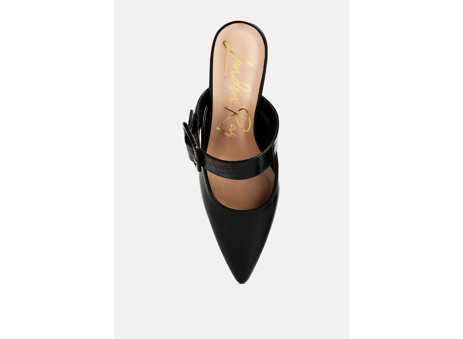 Womens Shein Star Slim Block Heel Mules