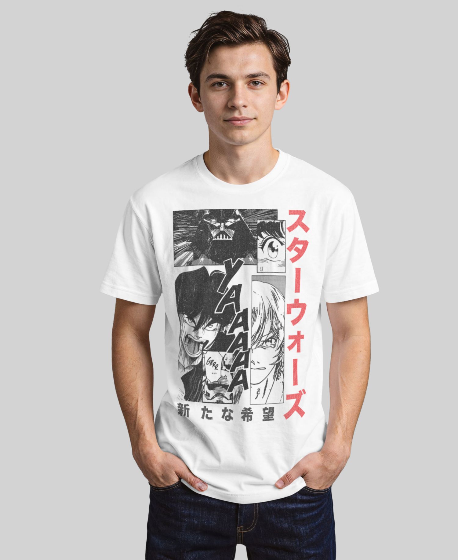 Men's Manga Page Short-Sleeve Crew T-Shirt