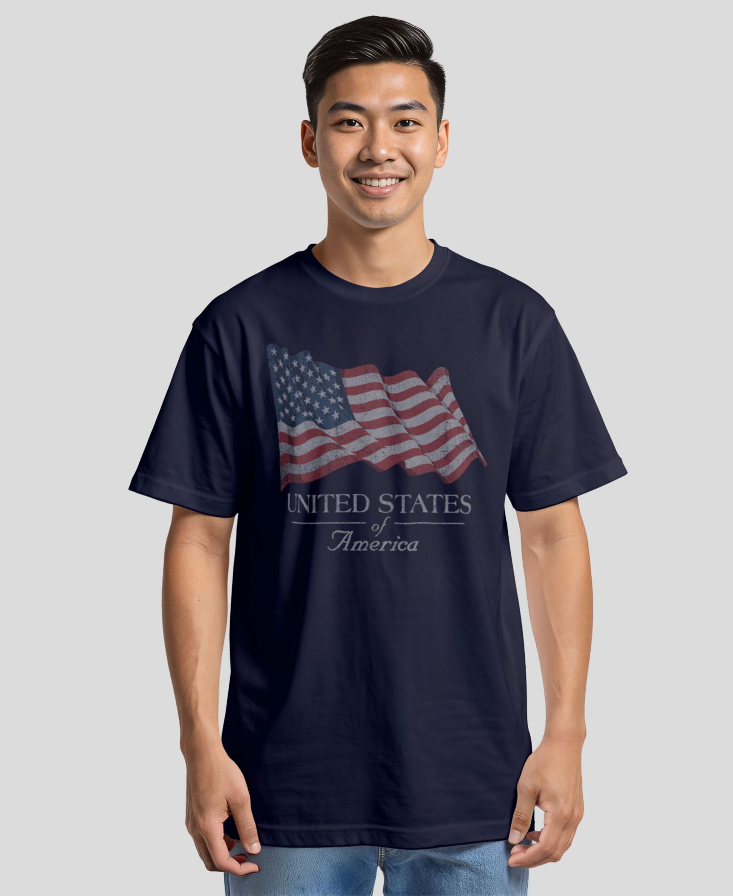Men's American Flag Short-Sleeve T-Shirt