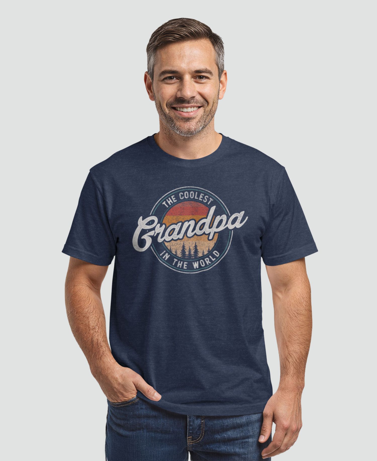 Men's Coolest Grandpa Short-Sleeve T-Shirt