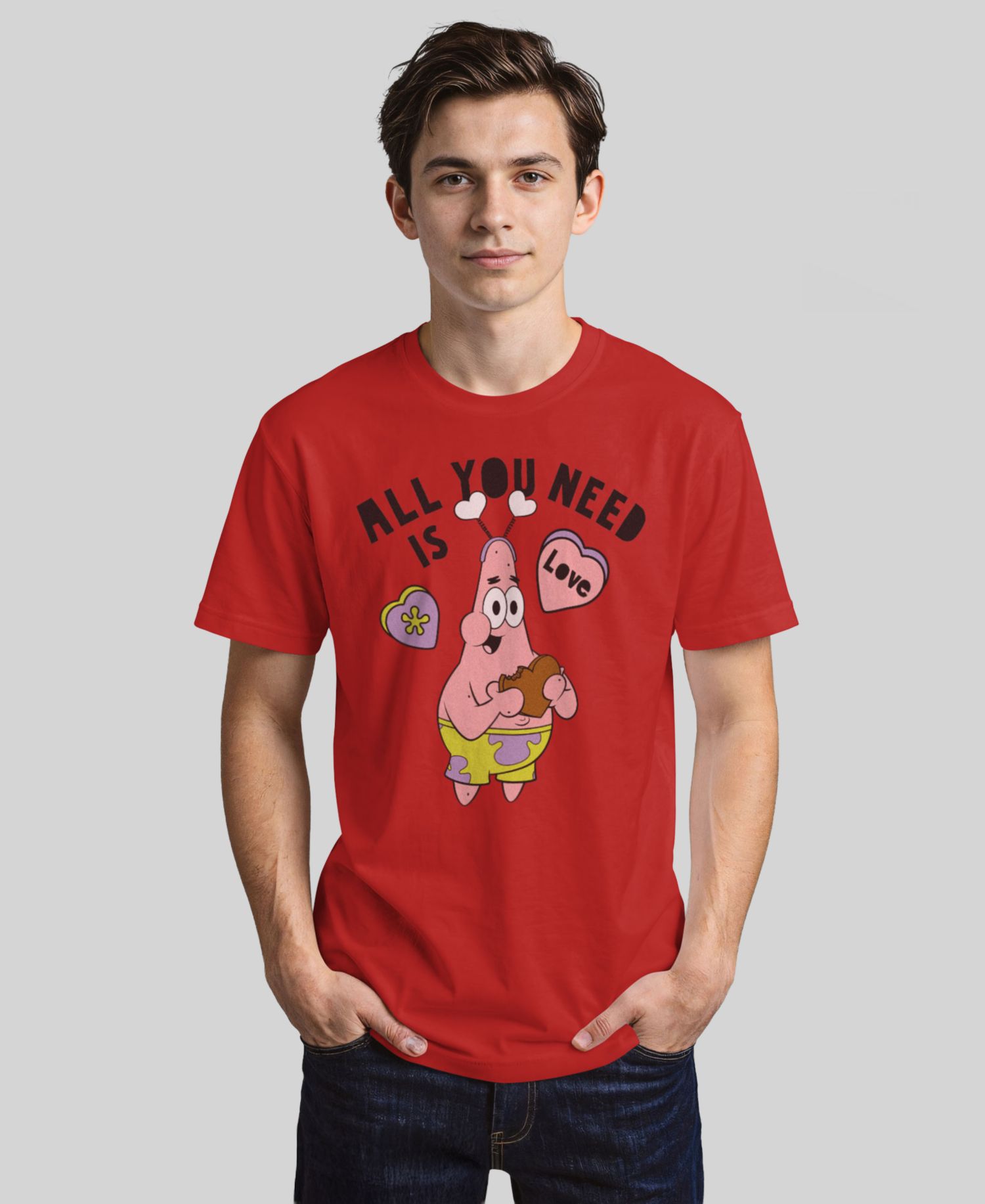 Men's Valentine's Patrick Short-Sleeve T-Shirt