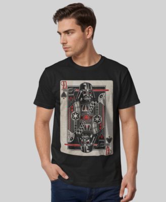 Star Wars Men's Classic Darth Vader of Spades Playing Card Short Sleeve T-Shirt