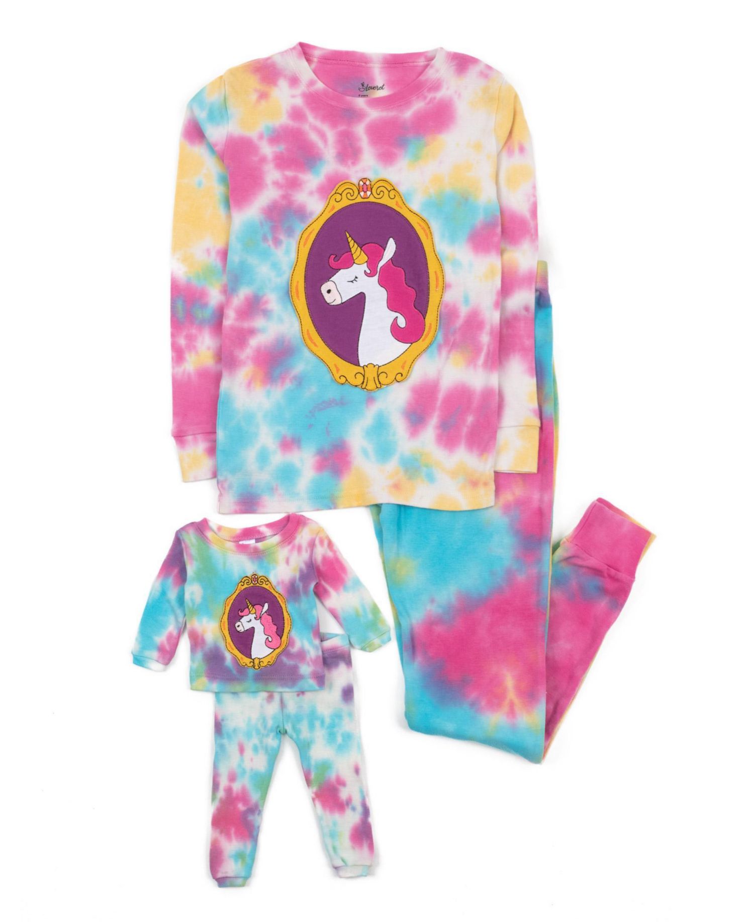 Big Girls 6-14 Matching Doll Snug-Fit Cotton Long Sleeve Pajamas