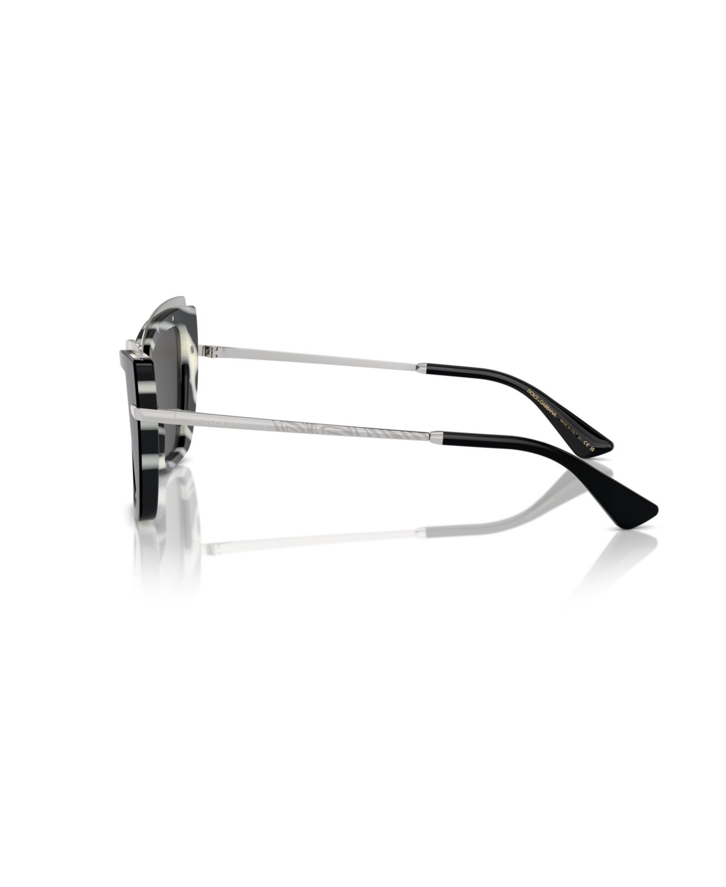 Женские солнцезащитные очки Dolce&Gabbana Cat Eye Sunglasses DG4472, цвет: Тёмный серый — фото 3