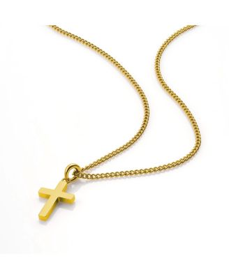 Women's Petite Cross - Gold Pendant