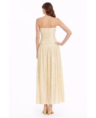 Women's Natasha Strapless Jacquard Maxi Dress