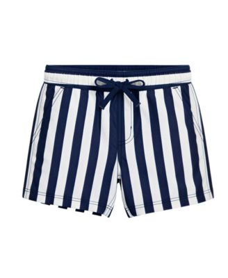 Baby Boys' Long-Sleeve Rashguard, Swim Trunks and Sun Hat, 3-Piece Set