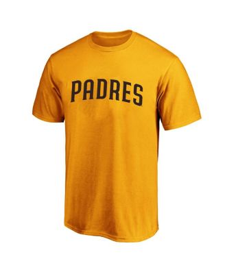 Men's Fernando Tatis Jr. Gold San Diego Padres Big & Tall Name & Number T-Shirt