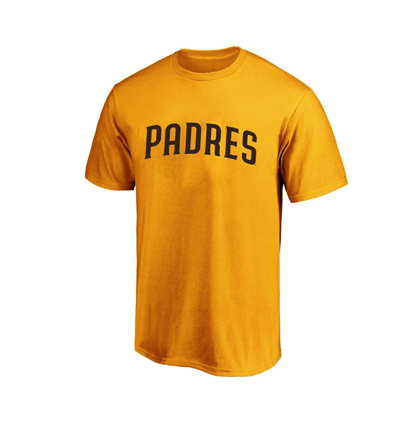 Мужская футболка Fanatics Fernando Tatis Jr. Gold San Diego Padres Big & Tall Name & Number — фото 2