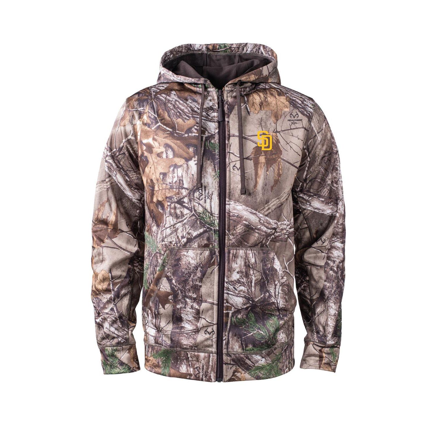 Men's Camo San Diego Padres Trophy Realtree Full-Zip Hoodie