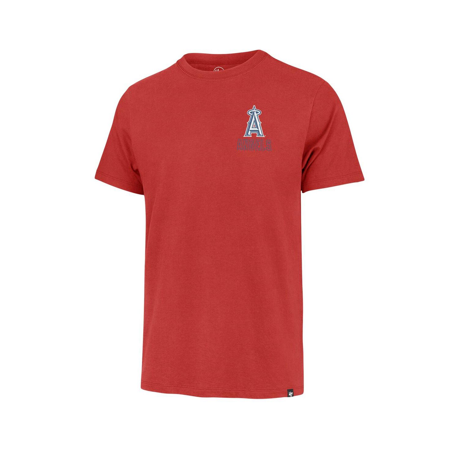 Men's Red Los Angeles Angels Hang Back Franklin T-Shirt