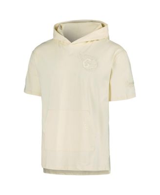 Men's Cream Cleveland Guardians Neutral Hoodie T-Shirt