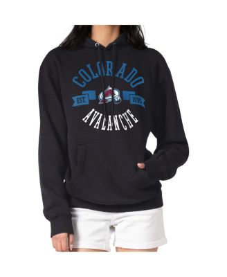 Women's Black Colorado Avalanche City Graphic Fleece Pullover Hoodie