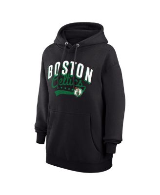 Women's Black Boston Celtics Filigree Logo Pullover Hoodie