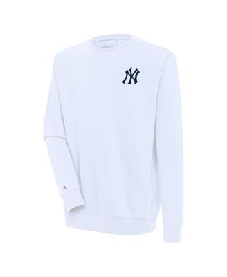 Men's White New York Yankees Victory Pullover Sweatshirt