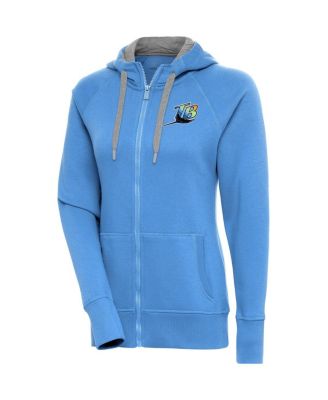 Women's Powder Blue Tampa Bay Rays Cooperstown Victory Full-Zip Hoodie