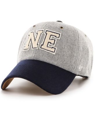 X ''47 Brand Men's and Women's Gray/Navy New England Patriots Block Clean Up Adjustable Hat