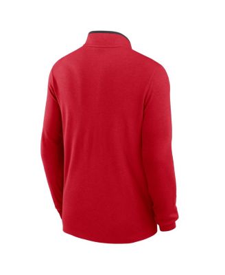 Men's Red Philadelphia Phillies Dri-FIT Victory Half-Zip