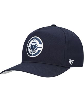 Men's Navy LA Clippers Core Logo Hitch Adjustable Hat