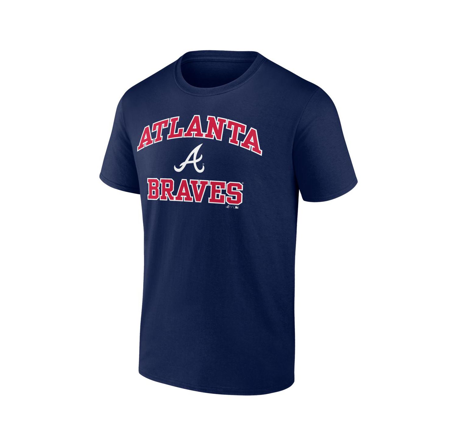 Men's Navy Atlanta Braves Heart and Soul T-Shirt