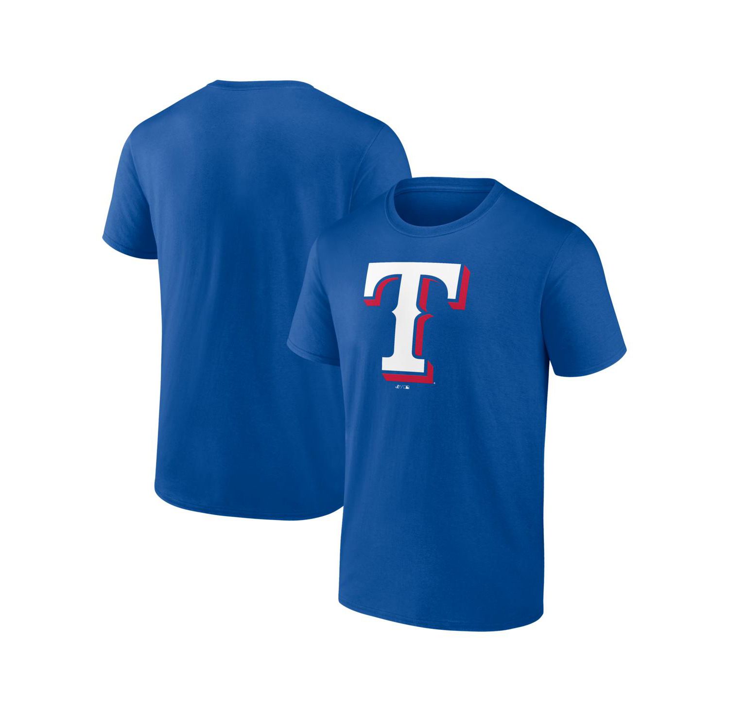Men's Royal Texas Rangers Logo T-Shirt