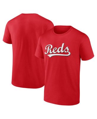 Men's Red Cincinnati Reds Wordmark T-Shirt