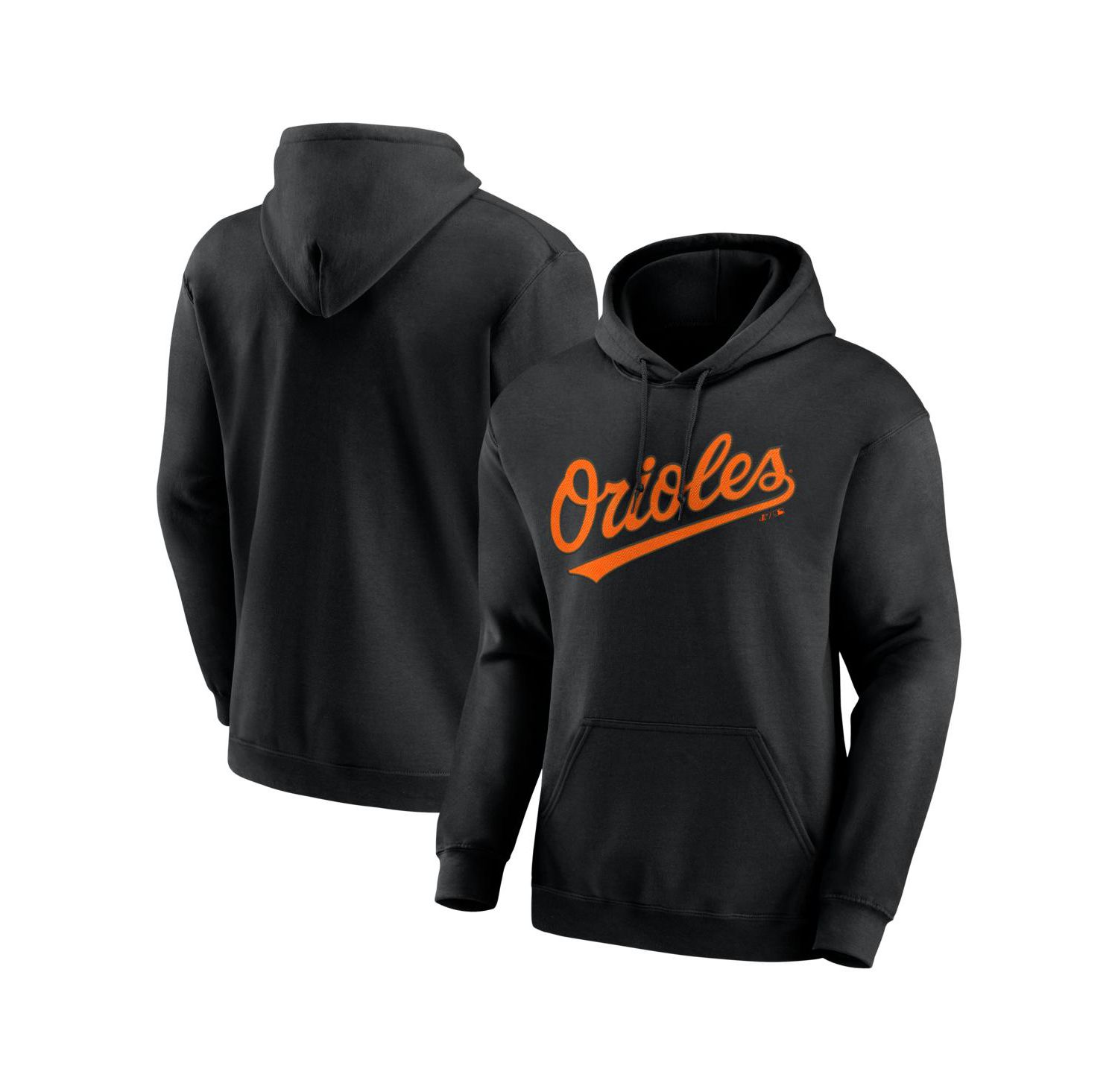 Men's Black Baltimore Orioles Wordmark Hoodie