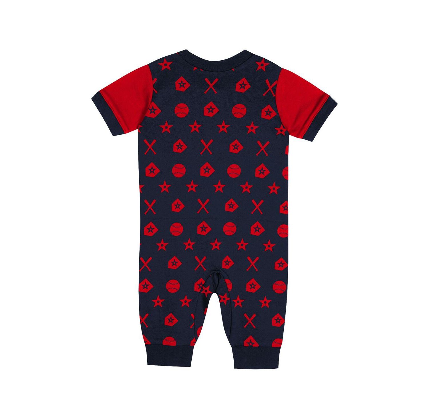 Newborn Navy St. Louis Cardinals Hard 90 Coveralls