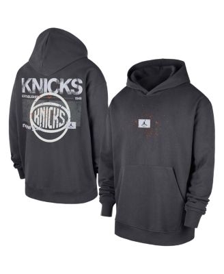 Men's Jordan Anthracite New York Knicks Statement Jumpman Flight Premiere Hoodie