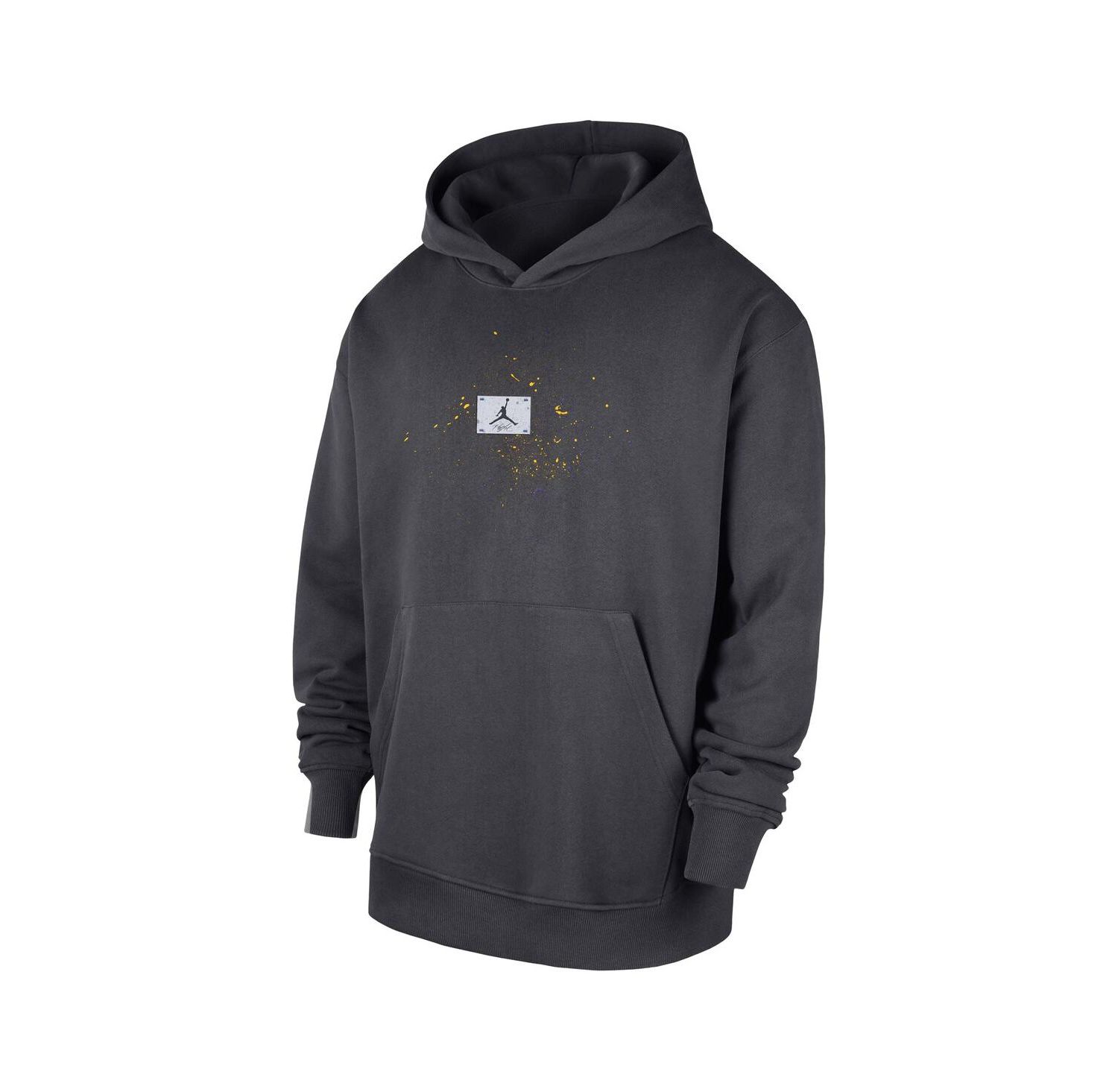 Men's Jordan Anthracite Los Angeles Lakers Statement Jumpman Flight Premiere Hoodie